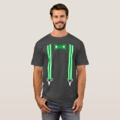 Funny St. Patricks Day Kleeblatt Bow Krawatte T-Shirt (Vorne ganz)