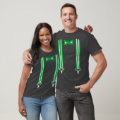Funny St. Patricks Day Kleeblatt Bow Krawatte T-Shirt (Unisex)