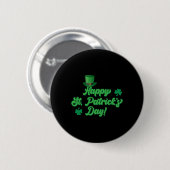 Funny St Patricks Day Leprechaun Party Geschenk Pa Button (Vorne & Hinten)