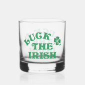 Funny St Patricks Day Luck O' Irish Group Whiskyglas (Vorderseite)