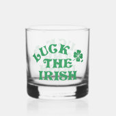 Funny St Patricks Day Luck O' Irish Group Whiskyglas (Rückseite)