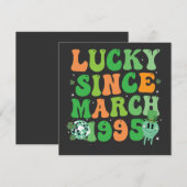 Funny St Patrick's Day Lucky Seit März 1995 Einladung (Vorne/Hinten)
