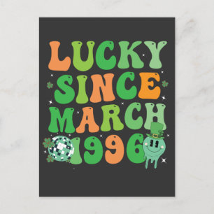 Funny St Patrick's Day Lucky Seit März 1996 Feiertagspostkarte