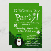 Funny St Patricks Day Party Einladungen | Benutzer (Vorne/Hinten)