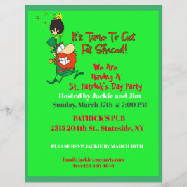Funny St. Patrick's Day Party Flyer