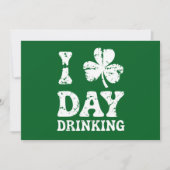 Funny St. Patricks Day Party St Pats Sonnenbrand t Einladung (Vorderseite)