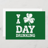 Funny St. Patricks Day Party St Pats Sonnenbrand t Einladung (Vorne/Hinten)