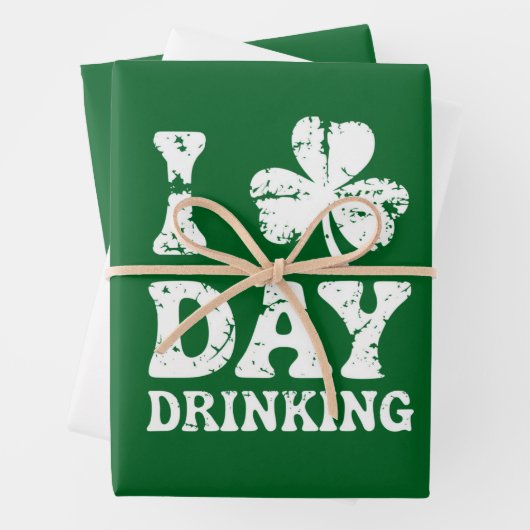 Funny St. Patricks Day Party St Pats Sonnenbrand t Geschenkpapier Set (Beispiel)