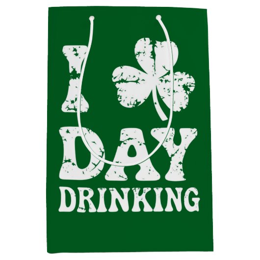 Funny St. Patricks Day Party St Pats Sonnenbrand t Mittlere Geschenktüte (Vorderseite)
