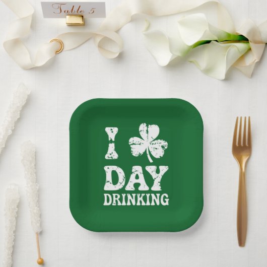 Funny St. Patricks Day Party St Pats Sonnenbrand t Pappteller (Hochzeit)