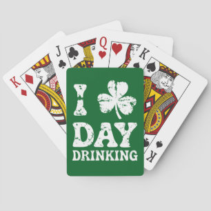 Funny St. Patricks Day Party St Pats Sonnenbrand t Spielkarten