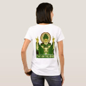 Funny St. Patrick's Day Pat On Back T-Shirt (Schwarz voll)