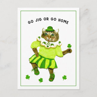 Funny St. Patrick's Day Postcard Postkarte