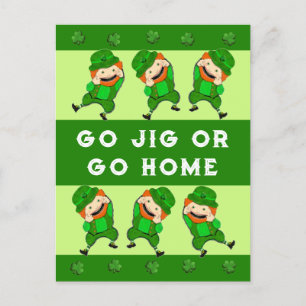 Funny St. Patrick's Day Postcards Postkarte