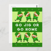 Funny St. Patrick's Day Postcards Postkarte (Vorne/Hinten)