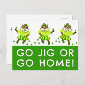 Funny St. Patrick's Day Postcards Postkarte (Vorne/Hinten)