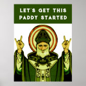 Funny St. Patrick's Day Poster (Vorne)
