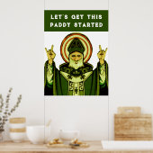 Funny St. Patrick's Day Poster (Küche)