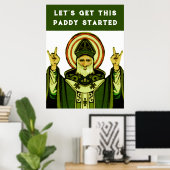 Funny St. Patrick's Day Poster (Heimbüro)