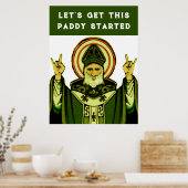 Funny St. Patrick's Day Poster (Küche)