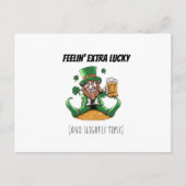 Funny St. Patrick's Day Postkarte (Vorderseite)
