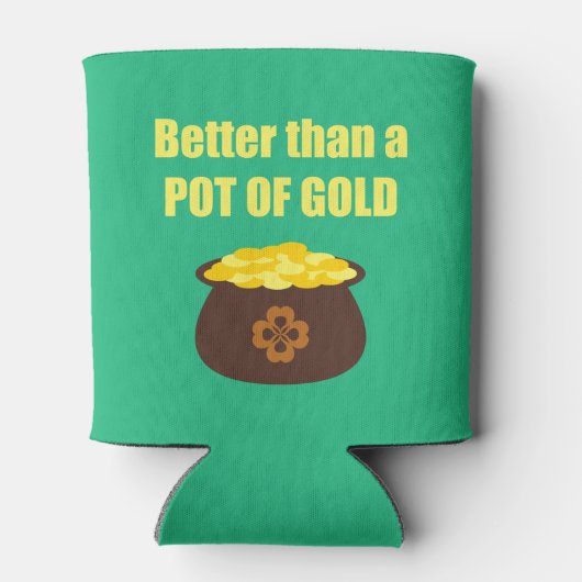 Funny St. Patrick's Day Pot of Gold Dosenkühler (Rückseite)