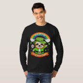 Funny St Patrick's Day Sloth T-Shirt (Vorne ganz)