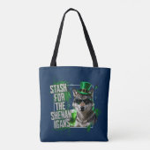 Funny St Patricks Day Stash For Shenanigans Tasche (Rückseite)