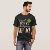 Funny St Patricks Day T Kellnerin Barkeeper Kellne T-Shirt (Vorne ganz)