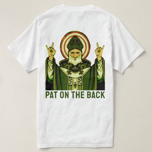 Funny St Patrick's Day T-Shirt (Design Rückseite)
