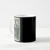 Funny St Patricks Day Tarot Card Gon Git St Patri Kaffeetasse (Vorderseite Links)