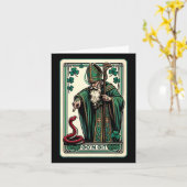 Funny St Patricks Day Tarot Card Gon Git St Patri Karte (Gelbe Blume)