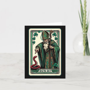 Funny St Patricks Day Tarot Card Gon Git St Patri Karte
