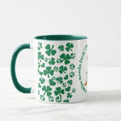 Funny St. Patrick's Day Tasse - Leprechaun Cat (Links)