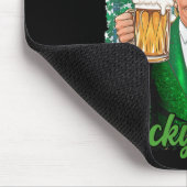 Funny St Patricks Day Trump White House Irish Beer Mousepad (Ecke)