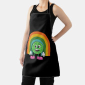 Funny St Patricks Day Waffle Funny Waffle Schürze (InSitu)