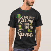 Funny St Patricks Day Waitress Barkeeper Ti T-Shirt (Vorderseite)