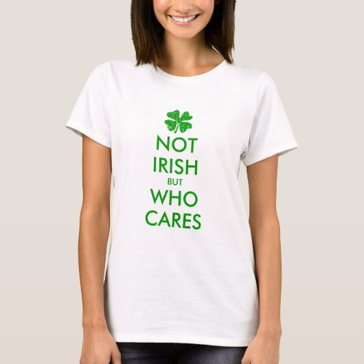 Funny St Patricks Day zum Shirt für nicht-irische  (Vorderseite)