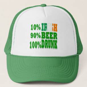 Funny St Patrick's Day zum Trinken Truckerkappe