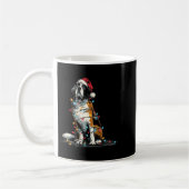 Funny St. Saint Bernard Christmas Graphics Dog Lig Kaffeetasse (Links)