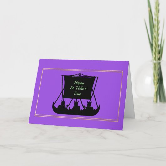 Funny St. Urho's Day Toast Grußkarte Karte (Vorderseite)