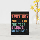 Funny Staat Testing Day Motivation Sie essen die Karte (Gelbe Blume)