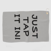 Funny Stach es einfach im Golfhandtuch (Horizontal)