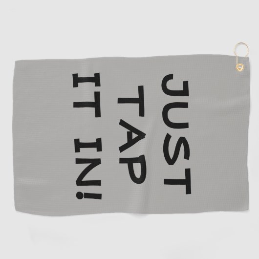 Funny Stach es einfach im Golfhandtuch (Horizontal)