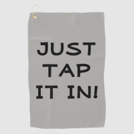 Funny Stach es einfach im Golfhandtuch