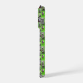 Funny Staffordshire Bull Terrier Photo Collage, iPhone Hülle (Linke Seite)