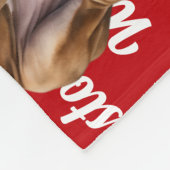 Funny Staffordshire Dogenname Muster Weihnachten Fleecedecke (Ecke)