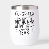 Funny Stainless Steel Wake Cup - Langlebige Reise (Rückseite)