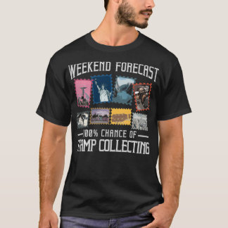 Funny Stamp Collecting Gift For Men Women Postal C T-Shirt