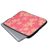 Funny Starfish Wanderlemonade Muster Laptopschutzhülle (Vorne Knopf)